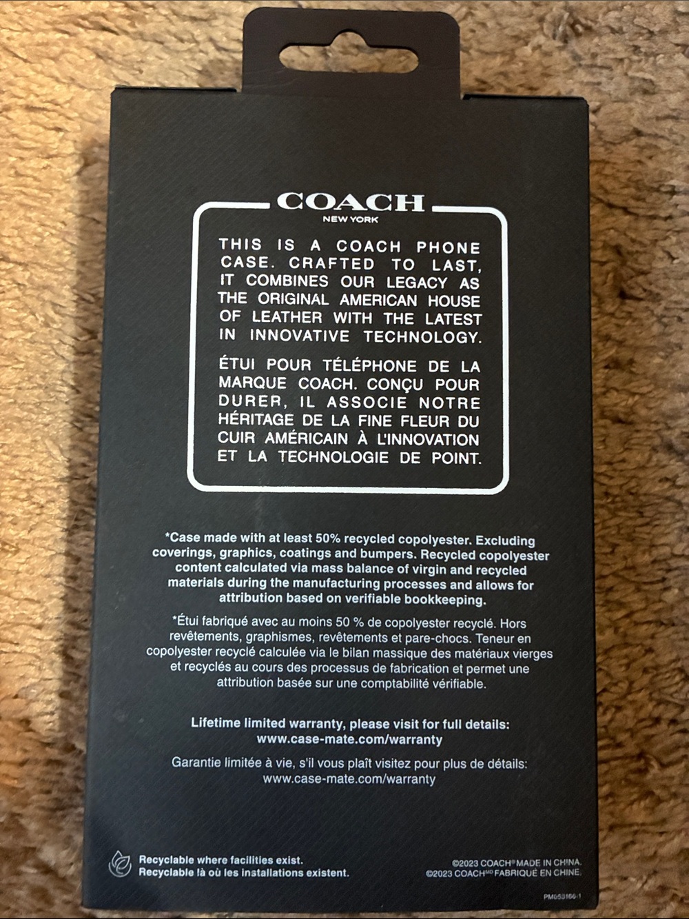 Coach Black Branded Phone Case Box - Picture 4 of 11
